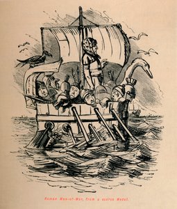 Roman Man-of-War, from a Scarce Medal