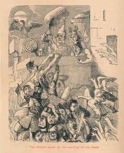 The Citadel Saved by the Cackling of the Geese by John Leech