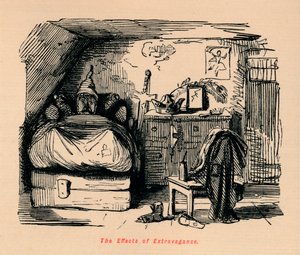 The Effects of Extravagance, c1860 by John Leech