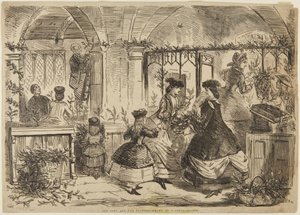 The Font and the Flowers by John Leech
