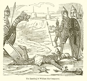 The Landing of William the Conqueror by John Leech