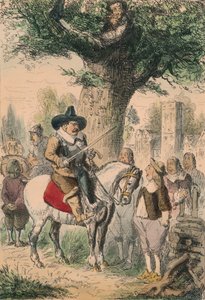 The Royal Oak, the Penderell Family Have No Idea Where Charles Is by John Leech