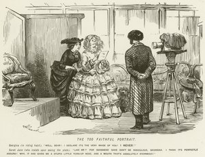 The Too Faithful Portrait by John Leech