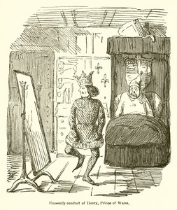 Unseemly Conduct of Henry, Prince of Wales by John Leech