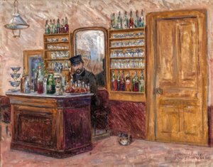 M. Baudy Behind his Desk at the Hotel Baudy, 1888