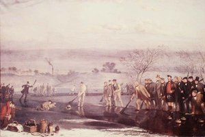 Curling at Rowyards Loch