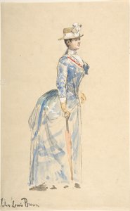 Woman Dressed in Blue, 19th century