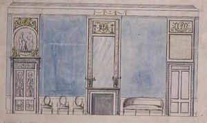 Design for a room (ii) by John Linnell