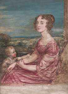 Mrs. William Wilberforce and Child by John Linnell