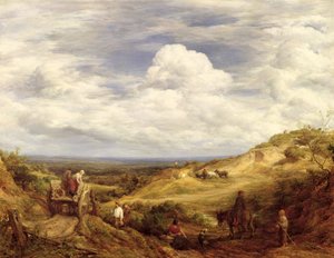 Sand Pits, Hampstead Heath by John Linnell