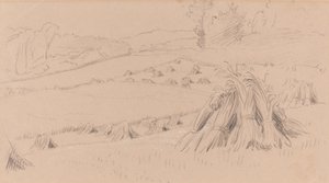 The Harvest Field by John Linnell