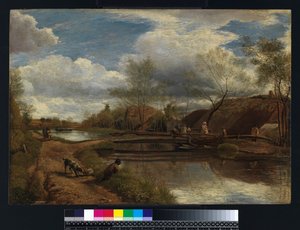 The River Kennet, near Newbury by John Linnell