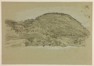 Walking Through the Fields by John Linnell