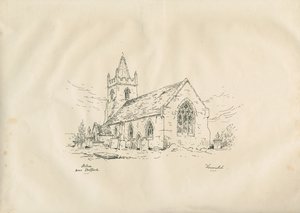 Acton Trussell Church by John Louis Petit