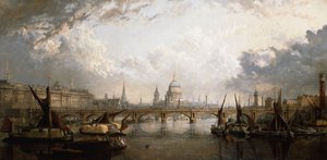 The Thames from Hungerford Bridge by John MacVicar Anderson