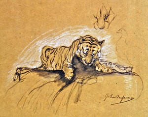 Tigress Eating, c.1875