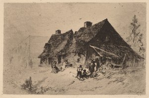 Slave Huts at Wilmington by John Mackie Falconer