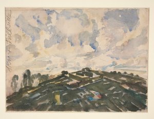 Land and Sky, France, 1908; or The Hill by John Marin
