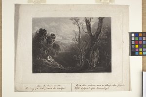 Satan Contemplating Adam And Eve In Paradise by John Marin