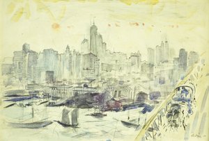 Vicinity Brooklyn Bridge by John Marin