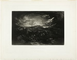 Fall of the Walls of Jericho, from Illustrations of the Bible