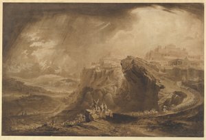 Joshua Commanding the Sun to Stand Still Upon Gibeon (Joshua: 10: 12–14) by John Martin