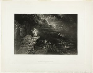 Moses Breaketh The Tables, from Illustrations of the Bible