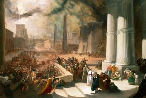 One of the Seven Plagues of Egypt. The Water of the Nile Turned Blood Red