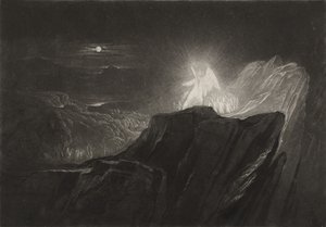 The Angels Guarding Paradise at Night by John Martin