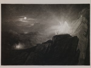 The Angels Guarding Paradise at Night, illustration for “Paradise Lost” by John Milton, Book 4, Line 866
