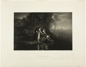 The Daughter of Pharaoh Finding the Infant Moses, from Illustrations of the Bible