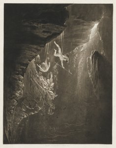 The Fall of the Rebel Angels, Paradise Lost, Book 1, Line 44 by John Martin