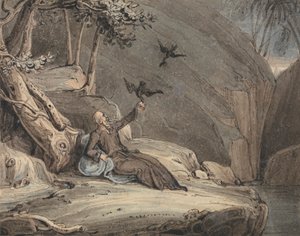 The Ravens Feeding Elijah by John Martin