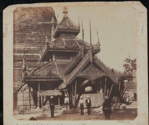 North-East View of the Great Pagoda at Prome (Pyay) by John McCosh