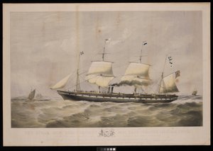 The Steam Ship Great Britain... Proprietors Messrs Gibbs & Co... To the People of Great Britain & the United States of America, This plate is respectfully dedicated... by John McGahey