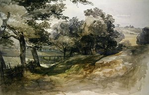 A Shady Lane, Tunbridge Wells by John Middleton