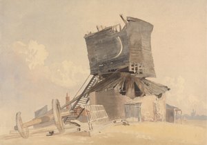 A Storm Damaged Windmill