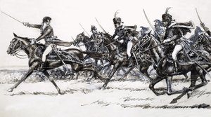 Cavalry Charge by John Millar Watt