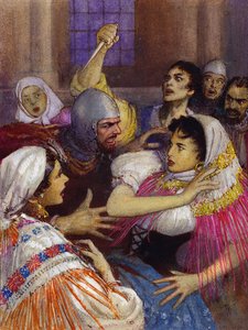 Massacre of the Sicilian Vespers by John Millar Watt