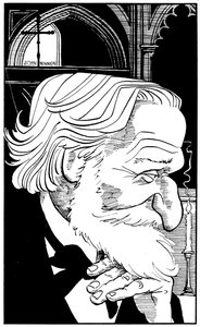Giuseppe Verdi, profile portrait