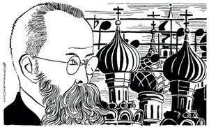 Rimsky Korsakov portrait (detail)