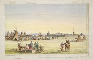 Fort Union & Distribution of Goods to the Assiniboins