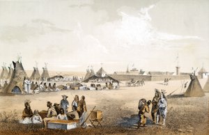 Fort Union and Distribution of Goods to the Assiniboins