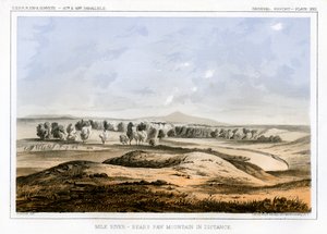 Milk River, with Bears Paw Mountain in the Distance, Montana, USA, 1856