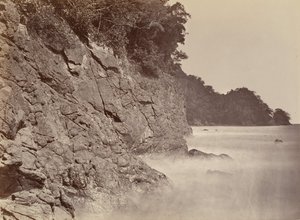 Tropical Scenery, Cliff - Limon Bay, 1871 by John Moran