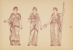 Ancient Greek Female Costume by John Moyr Smith