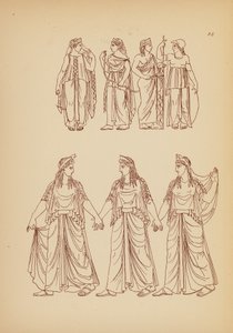 Ancient Greek Female Costume by John Moyr Smith