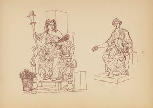 Ancient Greek Female Costume by John Moyr Smith
