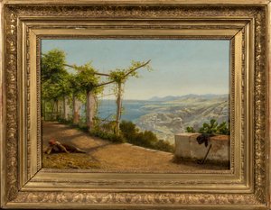 Near Nice, 1872 by John Mulcaster Carrick