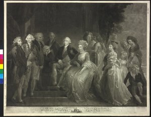 King George III of England with His Woman and Her Children by John Murphy